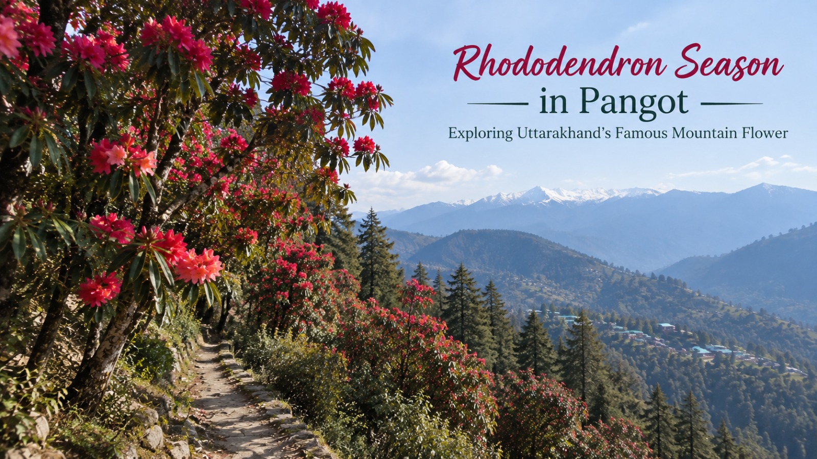 Rhododendron Season in Pangot
